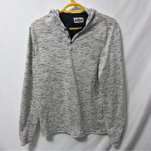 Distillery Men’s Small White & Gary Lightweight Hoodie